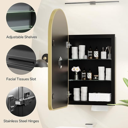 Arched Bathroom Medicine Cabinet - Image 7