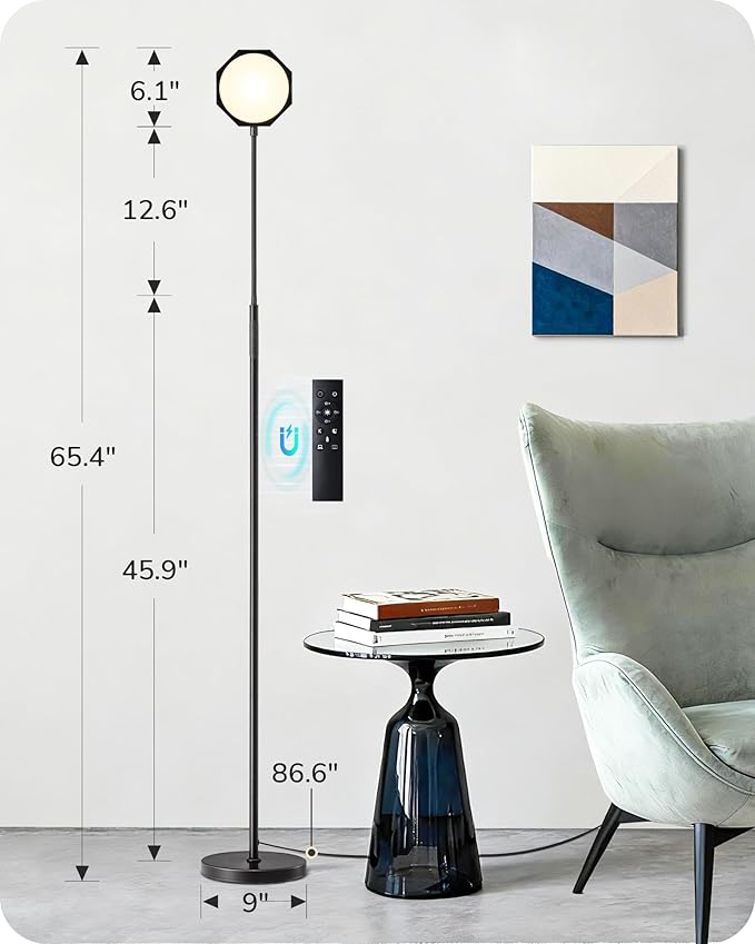 EDISHINE LED Floor Lamp, 1300LM Super Bright Reading Floor Lamps - Image 8