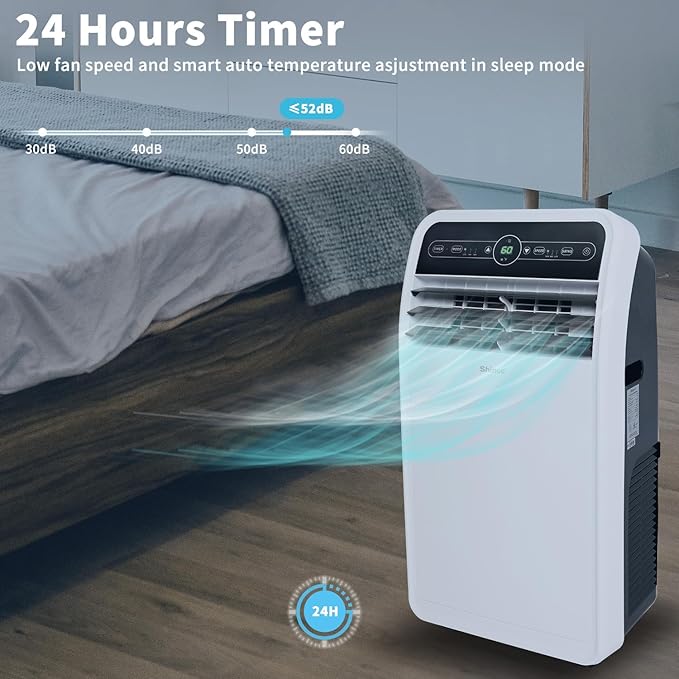 Shinco 10, 000 BTU Portable Air Conditioner, Portable AC Unit - Image 6