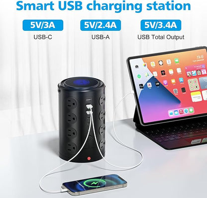 Power Strip Tower Surge Protector - Image 5