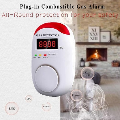 Gas Alarm，Propane detectors for Home，Gas Alarm Detector for Home，Plug-in & - Image 3