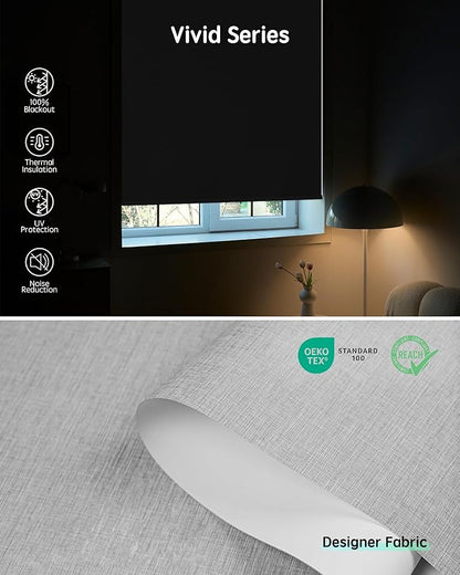 Yoolax Motorized Blinds with Remote, Smart Blinds - Image 6