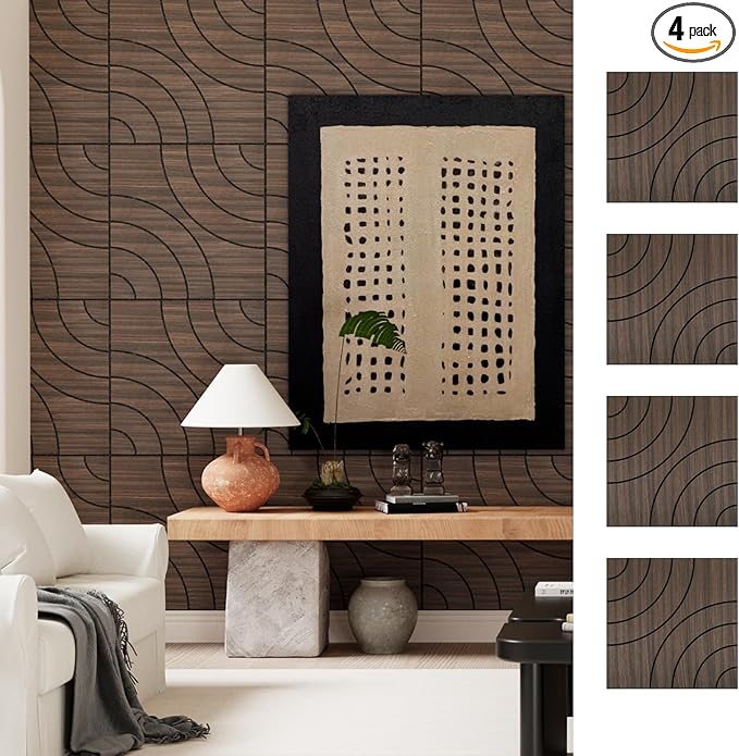 ARMURO 4 Packs Acoustic Wall Panels by ARMURO