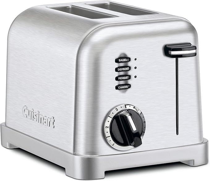 Cuisinart CPT-160 Metal Classic 2-Slice Toaster, Brushed Stainless by Cuisinart