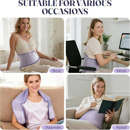 Heating Pad for Period Cramps and Back Pain Relief, Electric Heating Pad - Image 6