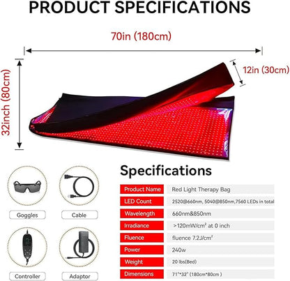 MEGELIN Red Infrared Light Therapy Bag - Image 4