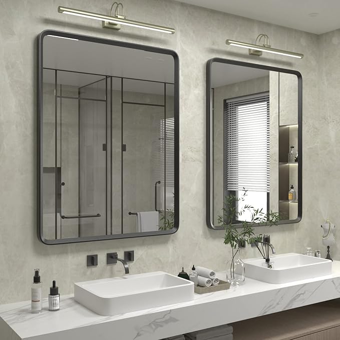24x36 Black Matte Bathroom Mirror - Image 7