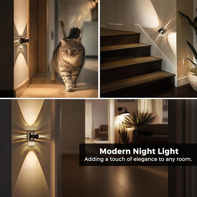 L LOHAS LED Night Light Projector, Night Lights Plug into Wall, Dusk to Dawn - Image 7