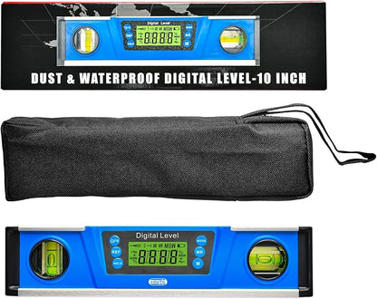 Digital Level and Protractor, 10 Inch IP54 Protected Electronic Bubble - Image 4