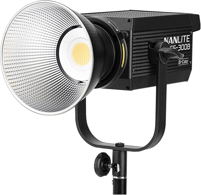 Nanlite FS-300B 300W Bi-Color LED Spotlight-2700K-6500K Adjustable CRI 96 - Image 2