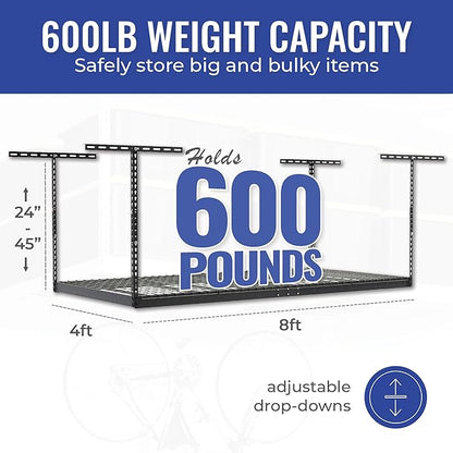 SafeRacks 4x8 Overhead Garage Storage Rack Heavy Duty - Image 5