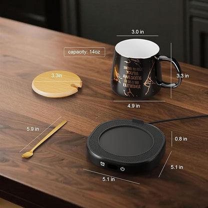 Coffee Mug Warmer, You are Awesome Mug - Image 6