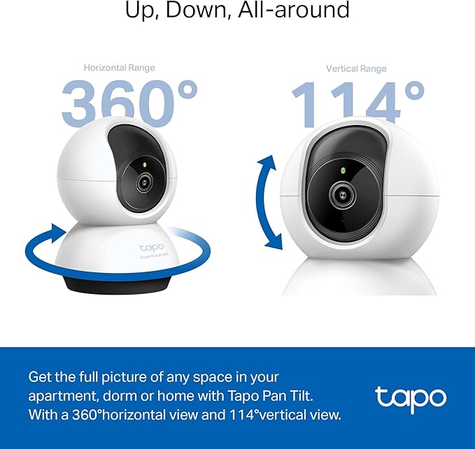 TP-Link Tapo 2K QHD Pan/Tilt Security Camera - Image 8