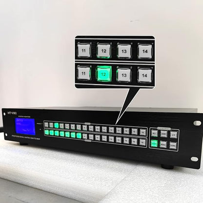 MT-VIKI Upgraded 4K HDMI Matrix Switch 16x16 Support Web GUI w/IR Remote - Image 8