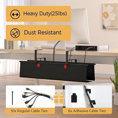Under Desk Cable Management Tray - Image 5
