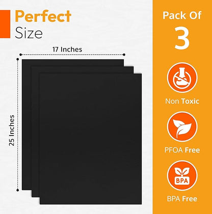 Heavy Duty Oven Liners for Bottom of Oven, Non Stick Teflon Liners for Electric - Image 3