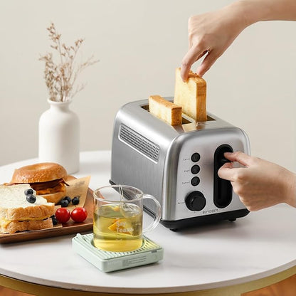 BUYDEEM DT420 2 Slice Toaster, Stainless Steel Toaster - Image 7