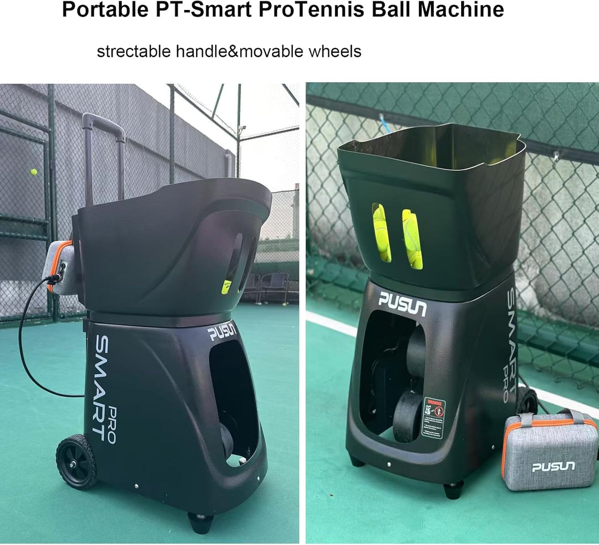 Pickleball Machine-PUSUN Launcher for Professional Training | App& Remote...