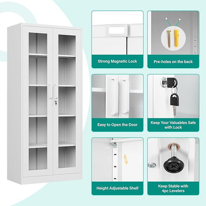SISESOL Metal Storage Cabinet - Image 5