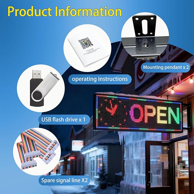 JBS P10 Outdoor Programmable Led Sign Scrolling Store Advertising Indoor Signs - Image 4