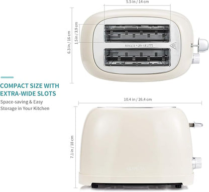 Ultrean Toaster 2 Slice with Extra-Wide Slot - Image 7