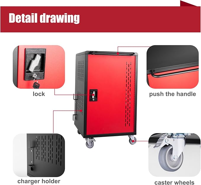 Thetilsy 32 Device Mobile Charging Station - Image 2