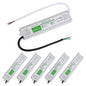 （Pack of 6） LED Driver 60 Watts Waterproof IP67 Power Supply Transformer by NIYIPXL