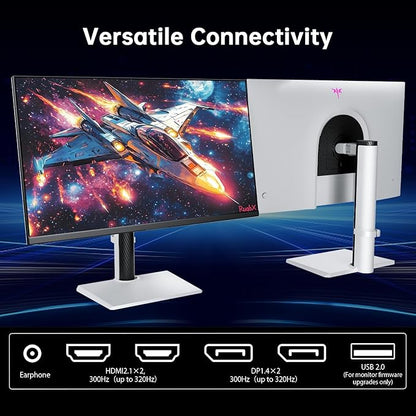 KTC 27 Inch White Gaming Monitor 300Hz/320Hz, QHD 1440P Fast IPS Computer - Image 6