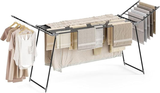 APEXCHASER Clothes Drying Rack Foldable, Large Drying Rack by APEXCHASER