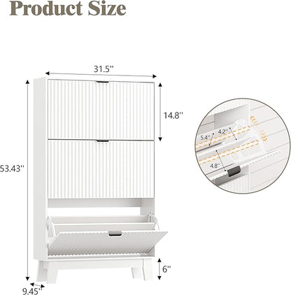 Shoe Cabinet Storage for Entryway - Image 2