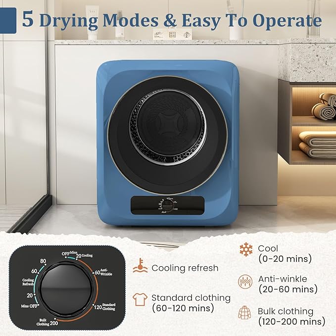 Auertech Portable Washer and Dryer Combo, 20 Lbs Twin Tub Washing Machine - Image 6
