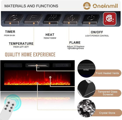 oneinmil Fireplace TV Stand - Image 5