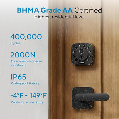ULTRALOQ Bolt Fingerprint WiFi Smart Lock, Works - Image 8