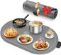 Warming Mat for Food with Adjustable Temperature Timer, 10S Fast Heating by seenlast