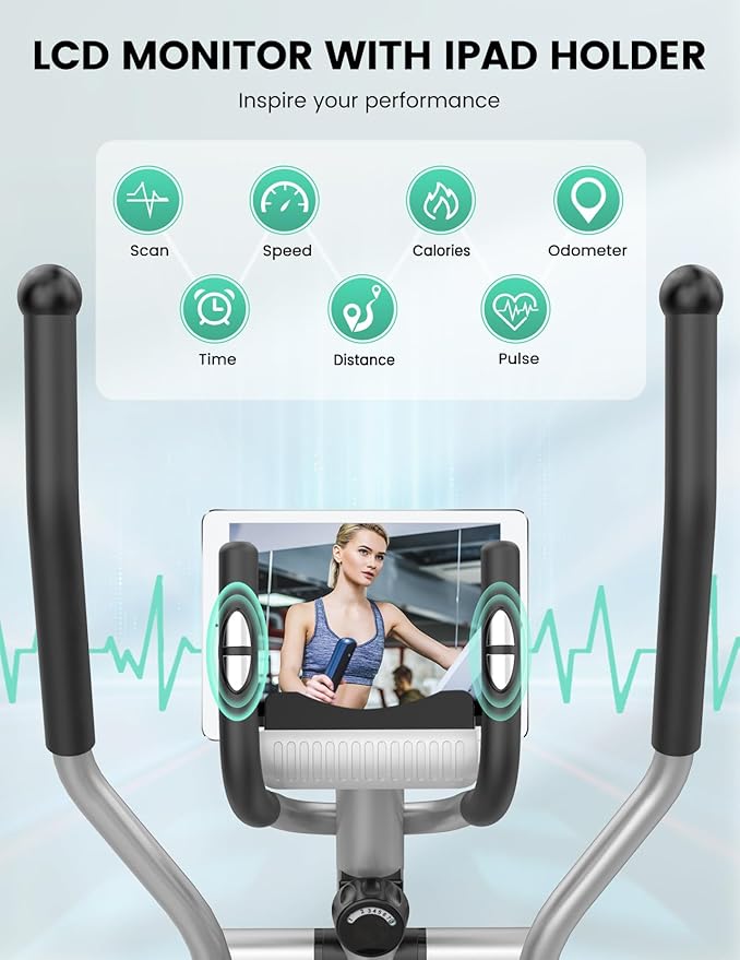 THERUN Elliptical Machine for Home, Hyper-Quiet Elliptical Exercise Machine - Image 4