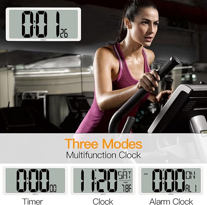 XREXS Large Digital Wall Clock - Image 6