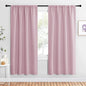 NICETOWN Blackout Curtains for Living Curtains, Baby Pink, 2 Panels, 42 by 72 by NICETOWN