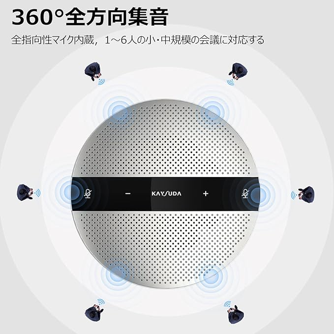 USB Speaker Phone 360° Omnidirectional Microphone Portable Conference - Image 2