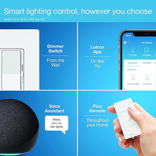 Lutron Diva Smart Dimmer Light Switch - Image 5