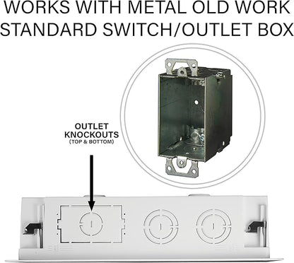 Legrand - OnQ Cable Management, In-Wall Media Box, Dual Purpose Structured - Image 10