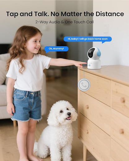 4K 8MP Indoor Security Camera, WiFi Camera - Image 3