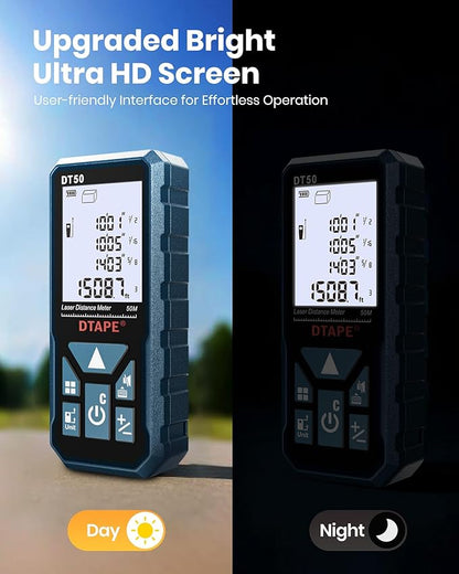 Laser Measure, DTAPE 330 Ft Digital Laser Distance Meter, Upgraded - Image 5