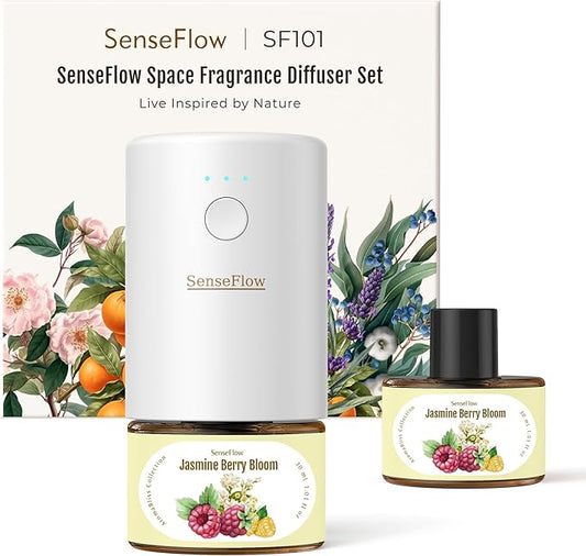 SF101 Pro Plug In Air Freshener, Waterless Essential Oil Diffuser, Non-Toxic by SenseFlow