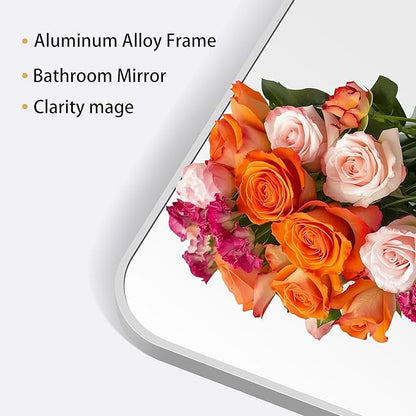 42" x 42"Bathroom Mirror, Decorative Rectangular Vanity Mirror - Image 5