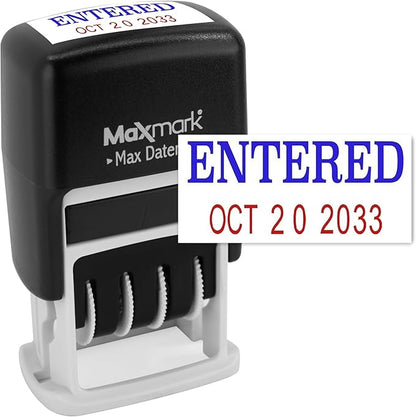 MaxMark Self-Inking Rubber Date Office Stamp by Maxmark