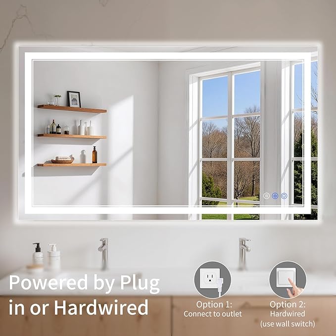30"x50" LED Bathroom Mirror - Image 7