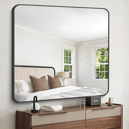 FORBATH Bathroom Mirror 42x42 Inch, Large Square Vanity Mirror - Image 5