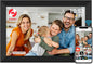 FRAMEO Digital Photo Frame WiFi 32GB 10.1 Inch 1280x800 IPS Touch Screen by YENOCK