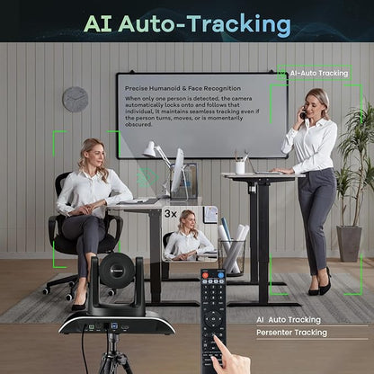 TONGVEO All-in-One Conference Room Video Camera System Al Auto-Tracking HD1080P - Image 4