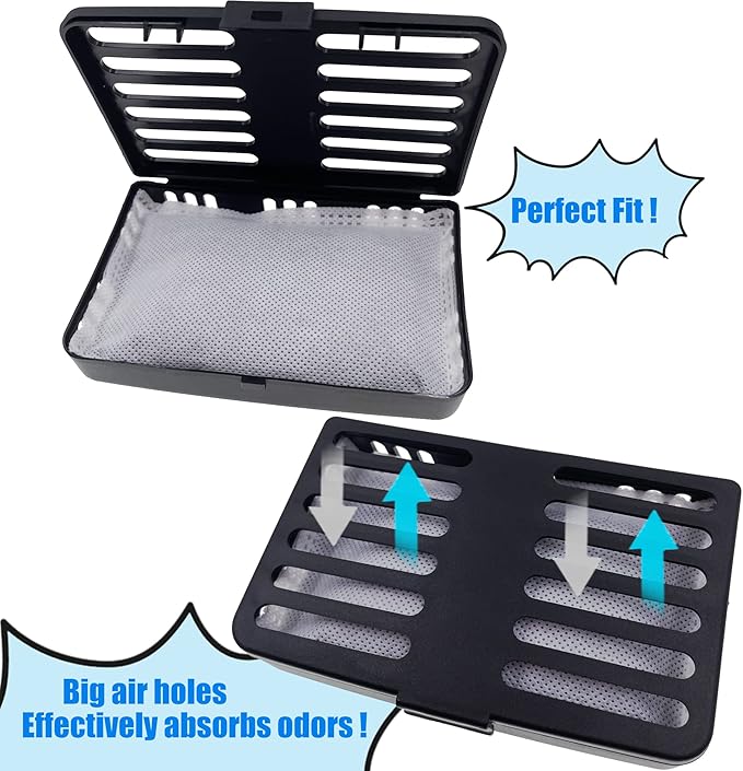 Trash Can Deodorizer Kit Stick-On Activated Carbon Odor Eliminator - Image 2